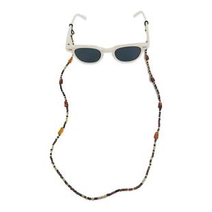Clove 美拉德风眼镜链麦承欢奶奶同款老花镜链琥珀色串珠墨镜链绳