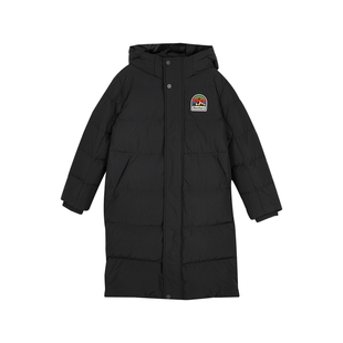 Skechers斯凯奇儿童羽绒服长款过膝男女童冬新款防风保暖外套