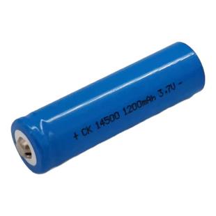 创科14500锂电池10440大容量五5号七7无线鼠标手电筒3.7V充电电池