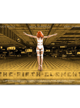 第五元素电影海报吕克贝松The Fifth Element装饰画卧室挂画墙贴