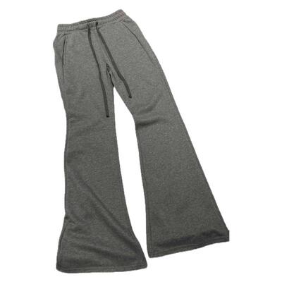 美式复古百搭长裤中腰喇叭裤