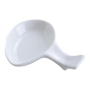 陶瓷筷子架托汤勺托筷架勺子收纳酒店餐厅金边公筷架双人筷子架托