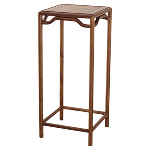 宋式黑胡桃木花架新中式香几客厅落地实木花盆架室内花几置物架子