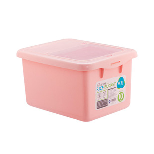 茶花米桶家用防虫防潮密封食用级米面收纳米箱装面粉大米储存容器