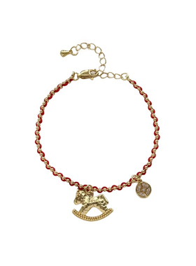 马年本命年碎冰冰红绳手链女2025新款高级感红色新年礼物招财手饰