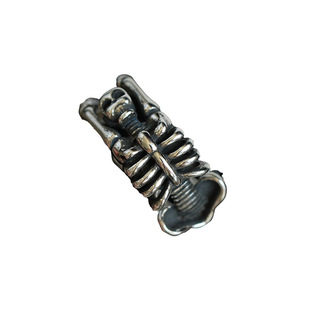 Vintage古着Silver skull ring银色戒指