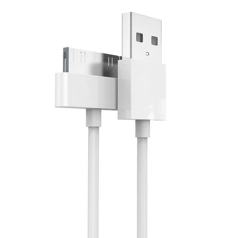 广逸适用苹果iphone4/4s数据线ipad1/2/3充电器手机四4s平板电脑头一套装ip4老款ipod宽口宽头快充编