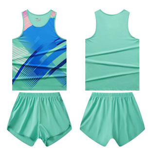 专业田径服男女体育生训练服体考比赛服运动服马拉松跑步背心速干