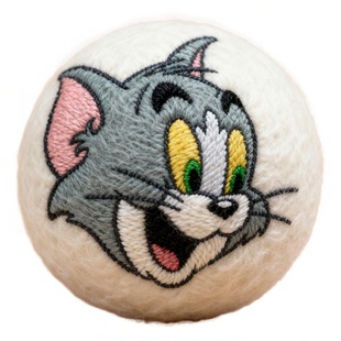 猫咪猎物球静音羊毛球玩具猫咪追逐自嗨解闷神器逗猫棒耐咬静音