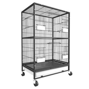 鸟笼大型鸟笼子家用双层三层大号特大号豪华绣眼鹦鹉八哥专用笼子