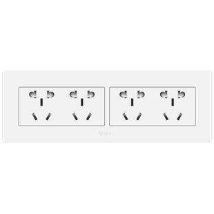 公牛118型开关插座12孔十二孔厨房多孔20孔二十孔多功能墙壁面板