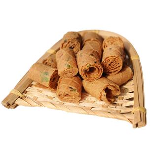 小时候卷小酥非油炸香葱米花微咸海盐烤蛋卷早餐食品老式解馋零食