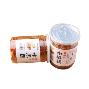 湖南特产木瓜丝丁干广西脆爽口特香辣罐瓶下扮饭菜开胃咸菜梦尝君