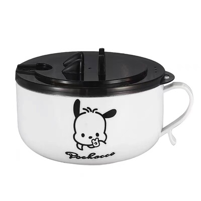 学生党ins风不锈钢帕恰狗泡面碗