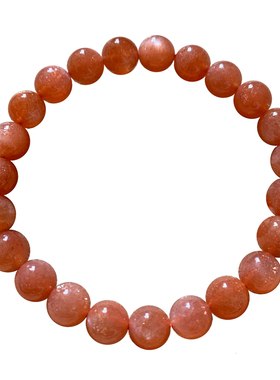 天然金太阳手链爆闪金草莓单圈女