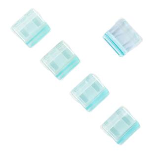 透明推推夹防卷固定器推拉夹a4纸推夹器滑滑夹收纳分类文件装订夹