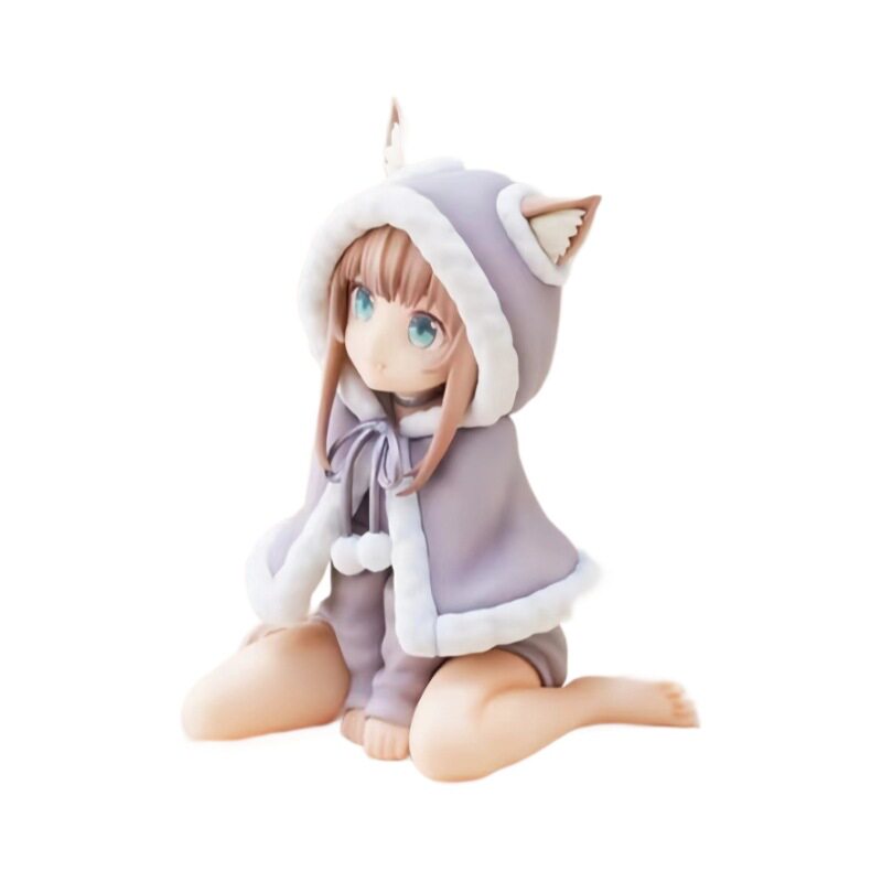 可爱女孩黄豆粉猫娘手办美少女