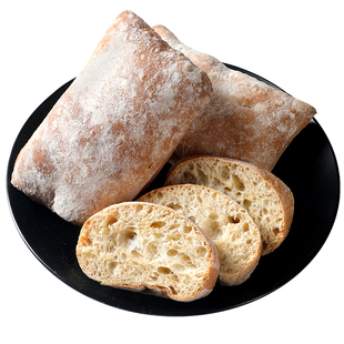 全麦恰巴塔面包无健身低减饱腹抗饿油代餐脂早餐整箱糖主零食品卡