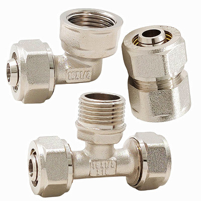 162025全铜铝塑管镀镍配件接头