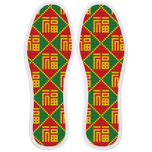 2025新款十字绣鞋垫半成品带针线单股刺绣纯手工自己绣喜庆结婚