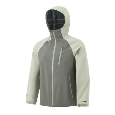 李宁正品CF溯万龙甲男女款拒水防泼宽松单层连帽冲锋衣AEMU049-5