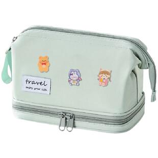 化妆包女2026新款超火大容量高端便携分区防水旅行化妆收纳洗漱包