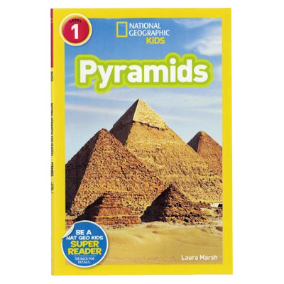 英文原版绘本 National Geographic Readers: Pyramids 金字塔 level1 低幼儿童英语启蒙绘本