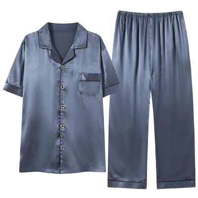 薄款冰丝男士睡衣高级感家居服