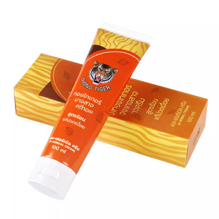 泰国金老虎按摩膏THONG TIGER虎头牌跌打扭伤肌肉舒筋活络酸痛膏