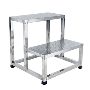 不锈钢加厚304脚踏凳家用梯洗车凳单双三层台阶梯踩脚凳台阶凳室