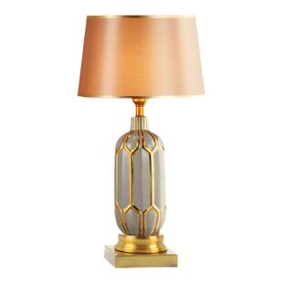 轻奢北欧客厅现代简约高档陶瓷台灯卧室床头温馨浪漫装饰调光台灯