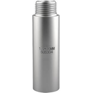 304不锈钢4分内外丝延伸加长接头龙头角阀延长管加厚水管直接配件