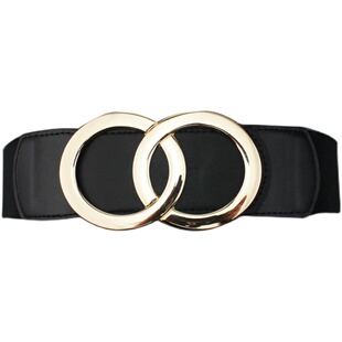 宽腰带女装饰西装时尚百搭松紧腰饰大衣腰封真皮弹力束腰裙子配带