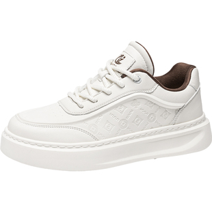 意尔康男鞋2026新款春秋冬季超火爆款百搭休闲板鞋男士小白鞋高端