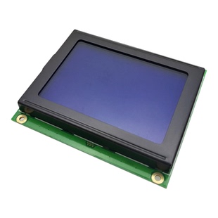 LCD12864ZK点阵屏工业显示器 ST7920显示屏SPI串口液晶模块5V排针