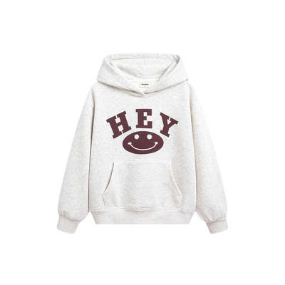 redcopper2025秋冬男童女童新款美式字母笑脸连帽卫衣CHH452225