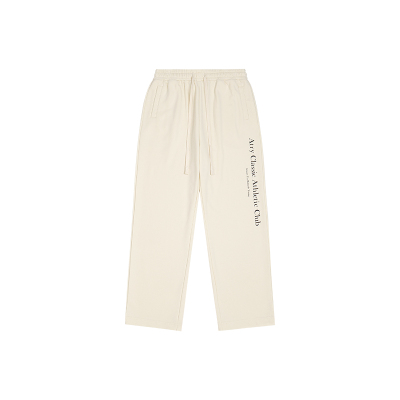 Atry长裤标语直筒休闲