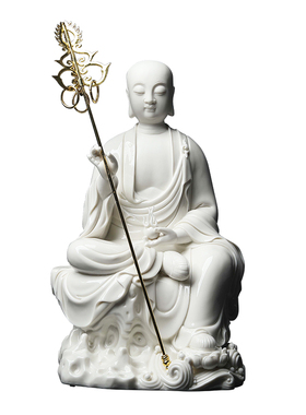 戴玉堂陈戴茹陶瓷摆件《地藏王菩萨》地藏像供奉家用佛像家居饰品