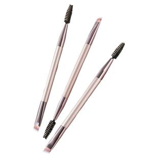 双头眉刷眉毛专用眉粉笔刷扁头化妆刷螺旋刀锋眼线刷扫眉睫毛眼影