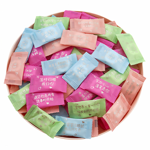 冰路花香无糖薄荷糖高颜值土味情话语录包装强劲清凉招待糖果年货