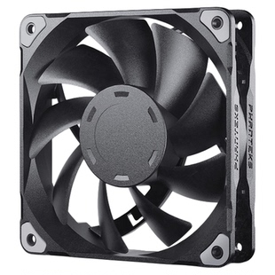 PHANTEKS追风者M25全黑12/14cm温控大风量电脑机箱水冷散热器风扇