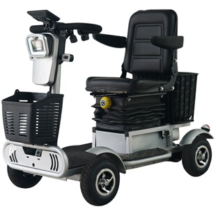 小巴士老人代步车四轮电动残疾人家用单人专用电瓶车老年助力车