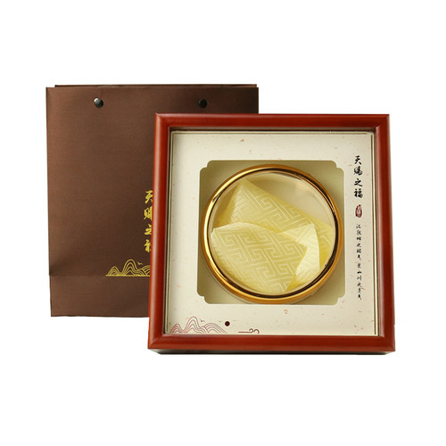 高档燕窝礼盒空盒虫草西洋参特产通用包装展示盒节日送礼品木质盒