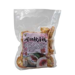 桃子干丹东特产旅游宽甸河口秋白桃干无核儿童办公室零食果脯蜜饯