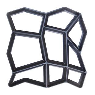 塑料简易地坪铺地砖花园别墅路面设计水泥diy混凝土铺路模具仿古