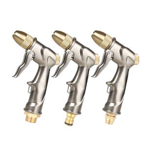 新款全铜洗车水枪全金属花洒喷头汽车刷车冲车家用多功能高压枪头