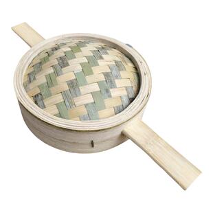 盖子蒸格篦子蒸架笼屉蒸屉竹子竹制包子蒸笼商用小笼包盖子加厚