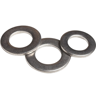304/316不锈钢华丝平垫片介子垫圈加大加厚圆形M1.6M2M3M4M5-M42