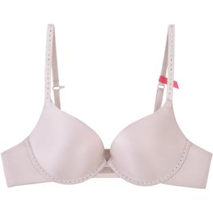 商场同款MYBODY内衣女士钢圈大胸显小时尚文胸光面无痕一体杯胸罩