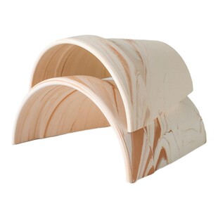 乌龟躲避屋养黄缘天然瓦片晒台爬宠六角恐龙洞穴鱼缸装饰造景用品